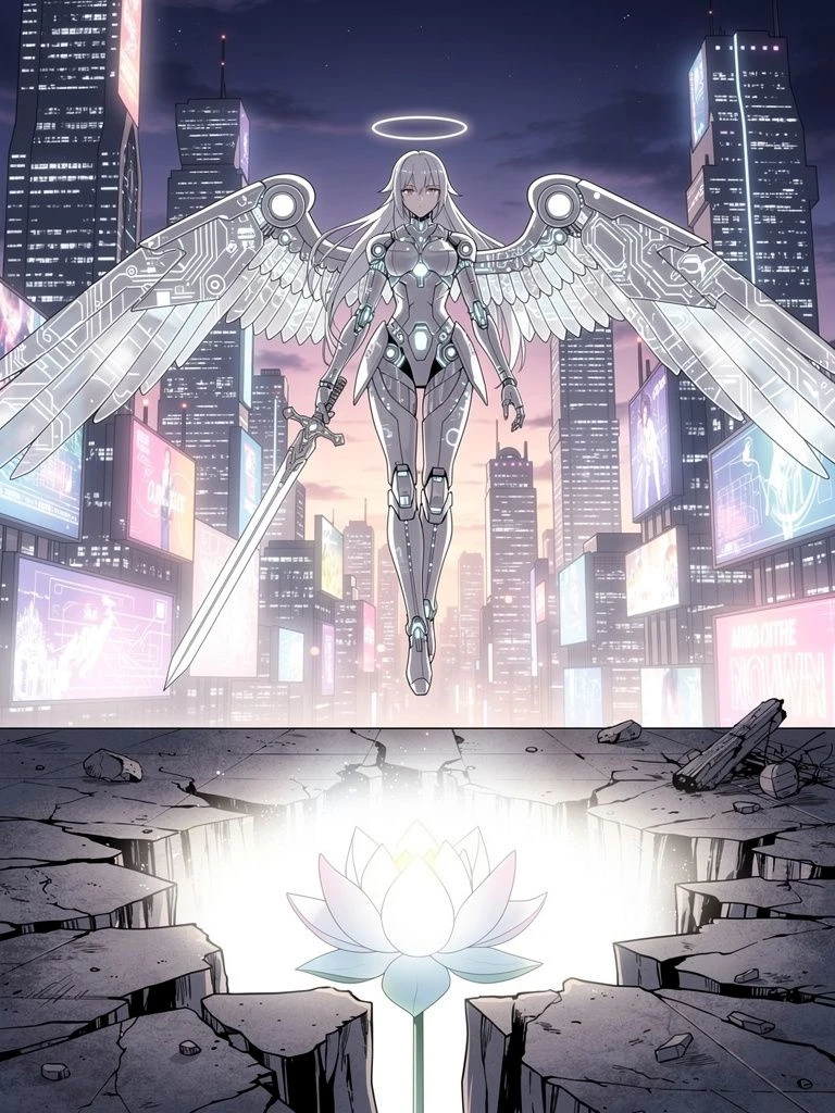 Michel Montecrossa – Cyberodin And The Angel Of The Sword